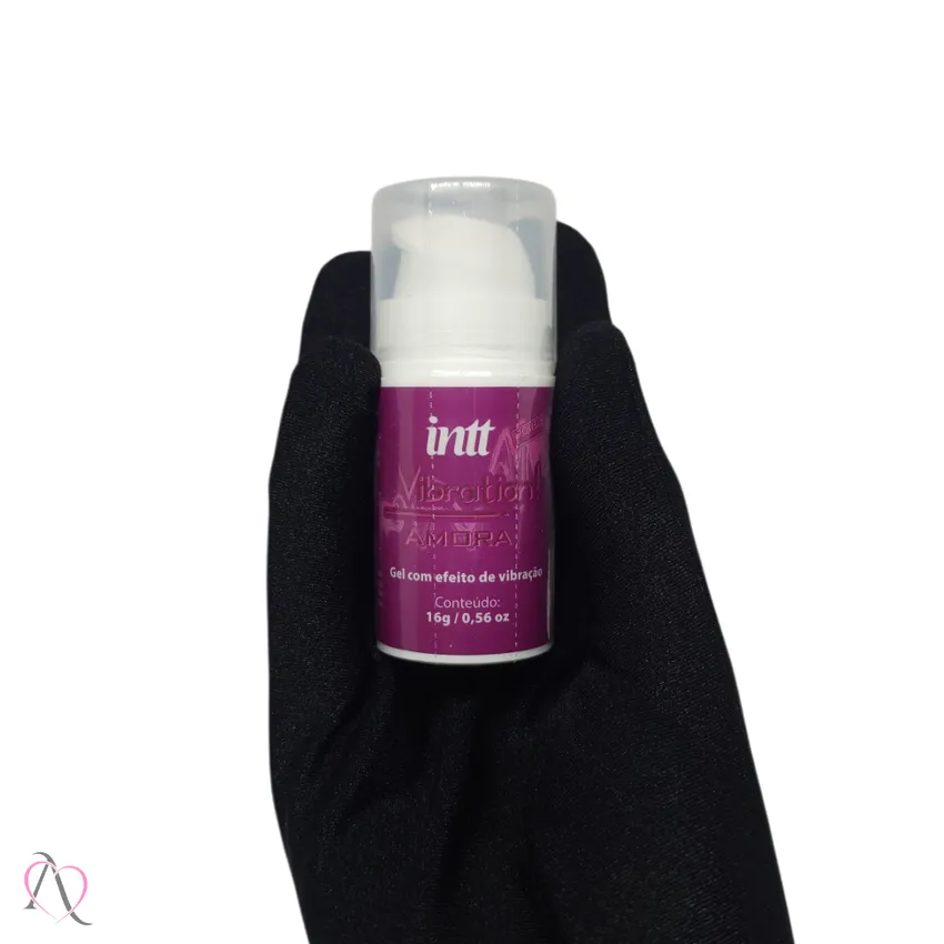 Vibration Vibrador Líquido Beijável Sabor Amora Power Intt 17 ml