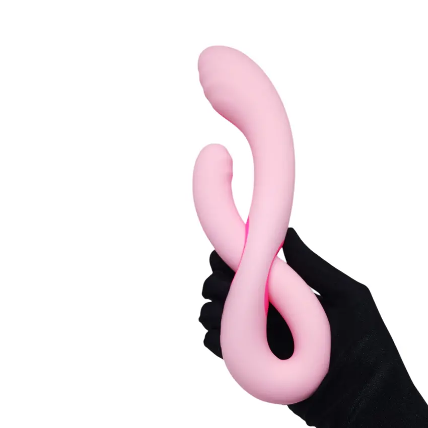 Vibrador Penetrável Medusa Flexível 2 em 1 Com Dupla Estimulação Intt
