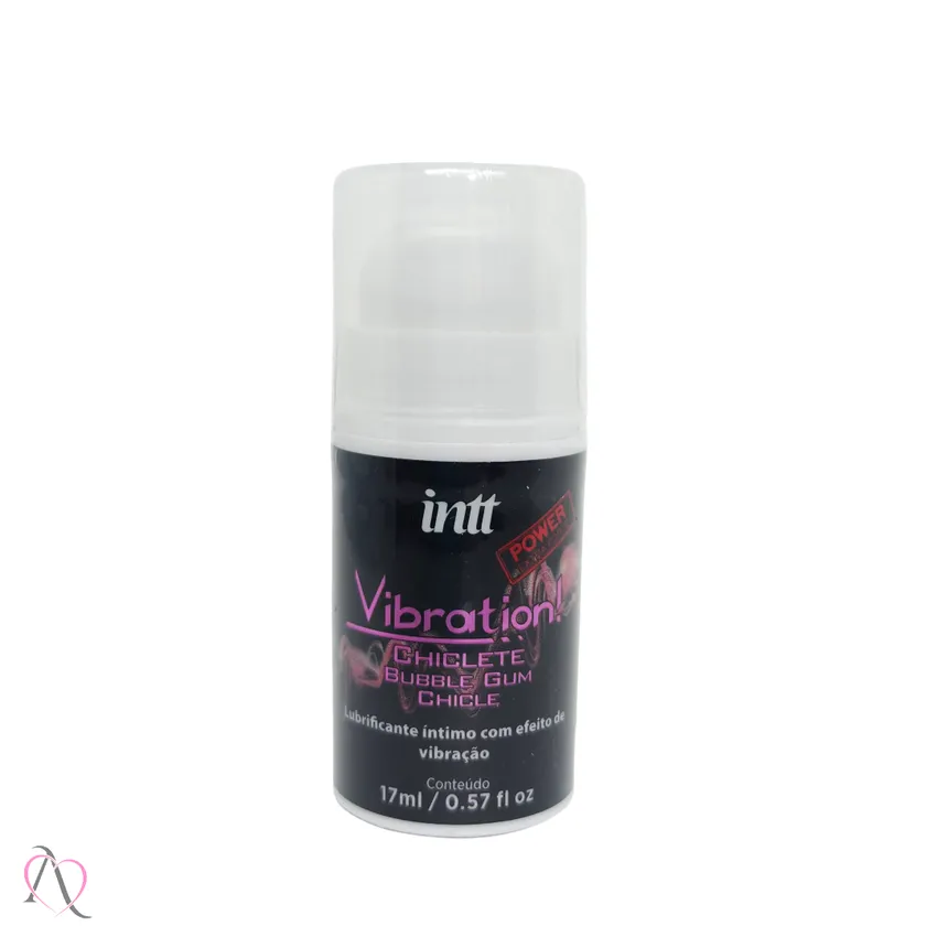 Vibration Vibrador Líquido Beijável Sabor Chiclete Power Intt 17ml