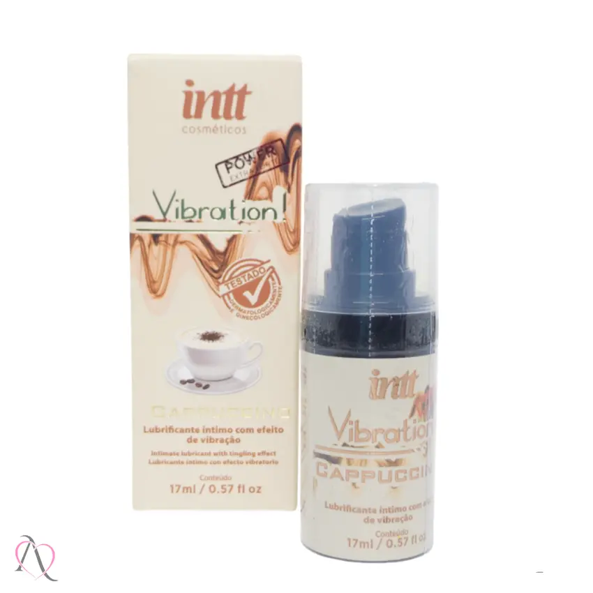 Vibration Vibrador Líquido Beijável Sabor Cappuccino Power 17 ml Intt