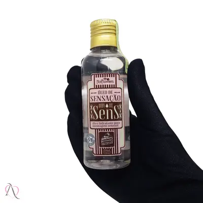Óleo Para Massagem Sensual Fragrância Chocolate com Morango Sensação HotFlowers 120 ml
