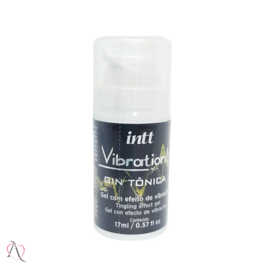 Vibration Vibrador Líquido Beijável Sabor Gin Tônica 17ml Intt