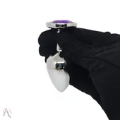 Plug Anal Tamanho Médio Cor Roxo - imagem 2