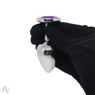 Plug Anal Médio Cor Roxo