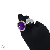 Plug Anal Tamanho Médio Cor Roxo - imagem 1