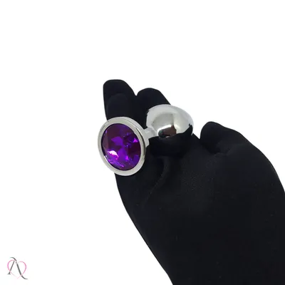 Plug Anal Médio Cor Roxo