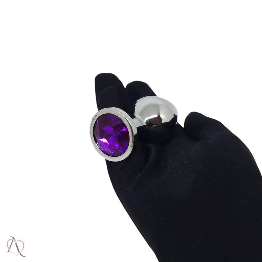 Plug Anal Tamanho Médio Cor Roxo