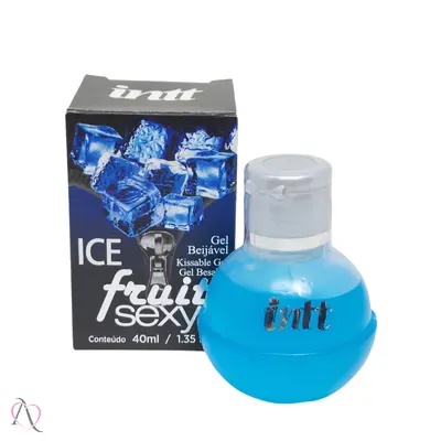 Gel Beijável Para Sexo Oral Sabor Ice Fruit Sexy Intt 40ml