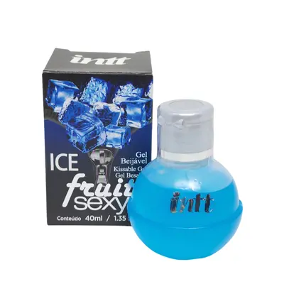 Gel Beijável Para Sexo Oral Sabor Ice Fruit Sexy Intt 40ml