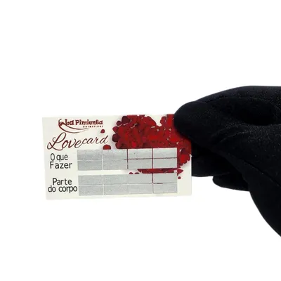 RASPADINHA LOVE CARD - LA PIMIENTA