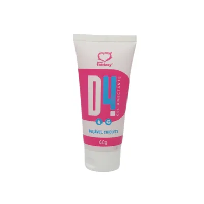 Lubrificante Beijável D4 Sabor Chiclete Sexy Fantasy 60g