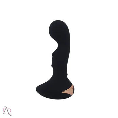 Plug Anal Curvado Com Vibrador 10 modos de vibração