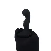 Plug Anal Curvado Com Vibrador 10 modos de vibração - imagem 6