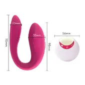 Vibrador de Casal com Controle Remoto Pink - imagem 5
