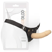 PROTESE DE PENIS EM CYBERSKIN 18,5x4,5cm COM CINTO CYB05AC - imagem 1