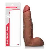 Prótese de Pênis J.Holmes 27x5,5cm Cor Marrom - imagem 1