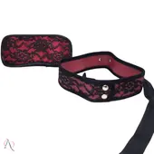 Kit Bondage Coleira e Venda Para Fetiche BDSM, Dominação e Submissão - imagem 3