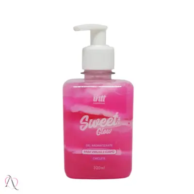 Hidratante Para Virilha e Corpo Sweet Glow Chiclete Beijável Intt 320ml