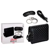 KIT BOLSA SADO COM VENDA, ALGEMA E CHICOTE - imagem 2