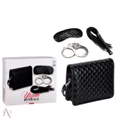 KIT BOLSA SADO COM VENDA, ALGEMA E CHICOTE - imagem 1