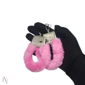 Algema De Metal Regulável Com Pelucia Rosa YouVibe - imagem 1