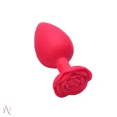 Plug Anal Grande Em Silicone Formato De Rosa - imagem 4