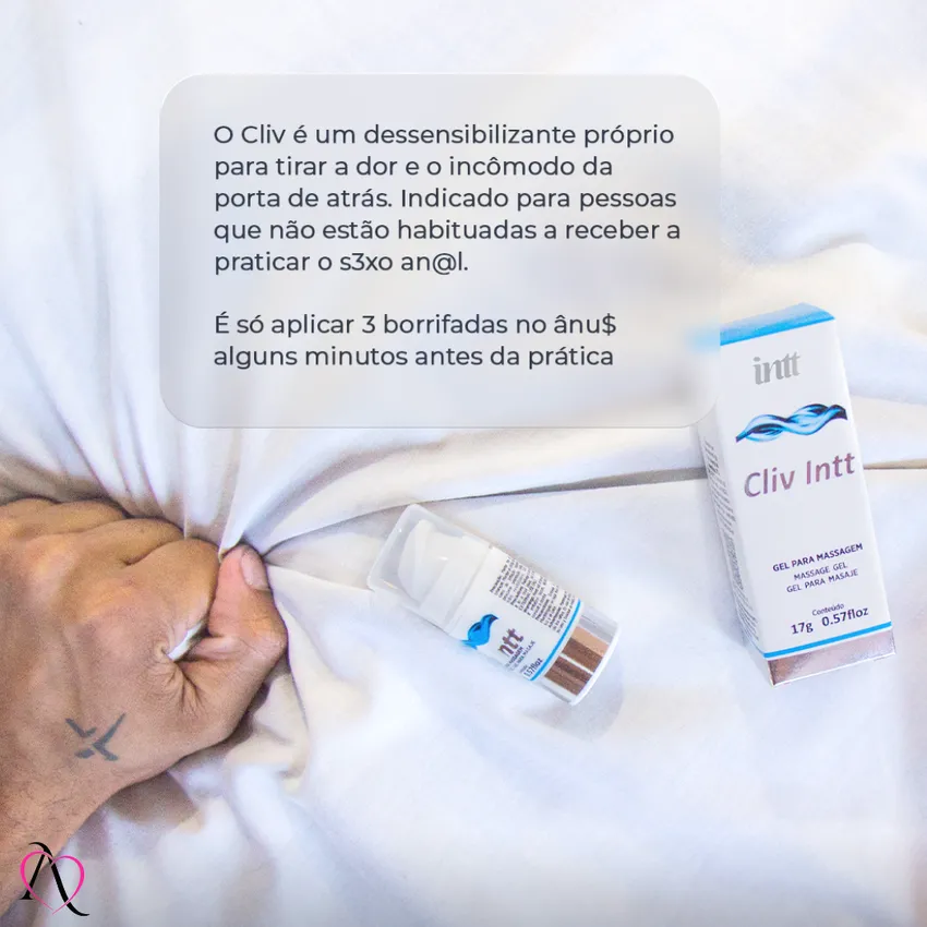 Cliv Intt Dessensibilizante Anal- Conforto E Prazer No Sexo Anal Possui  17G