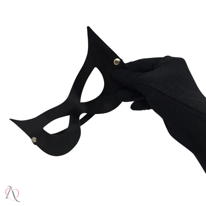 MASCARA MULHER GATO VERNIZ - DOMINATRIX