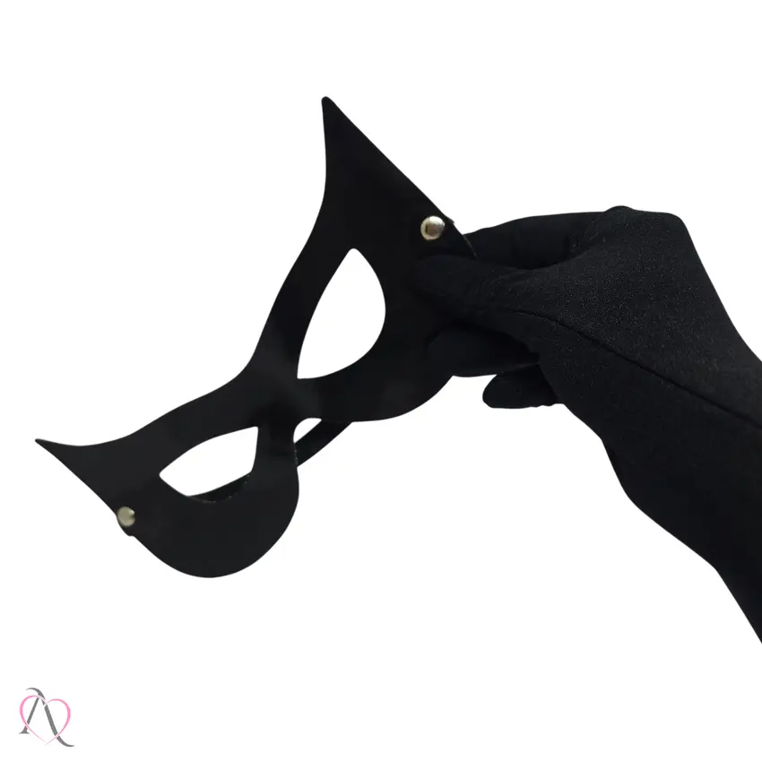 MASCARA MULHER GATO VERNIZ - DOMINATRIX