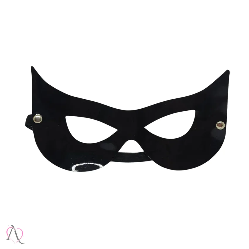 MASCARA MULHER GATO VERNIZ - DOMINATRIX