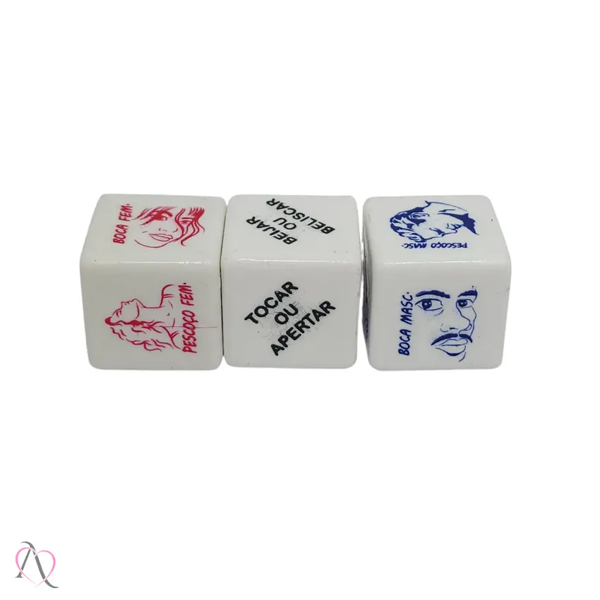 TOQUE DO CUPIDO CASAL 03 DADOS DIVERSAO AO CUBO