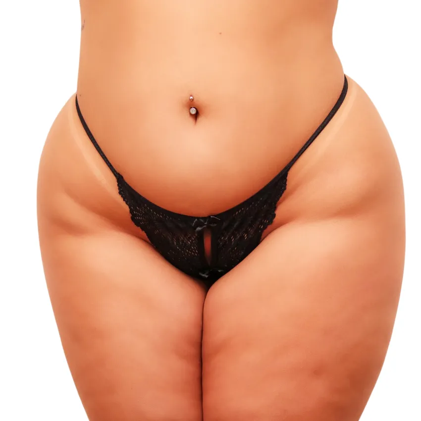 Calcinha Fio Dental Secretaria Plus Size