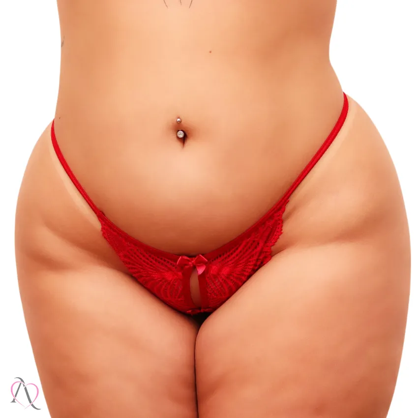 Calcinha Fio Dental Secretaria Plus Size