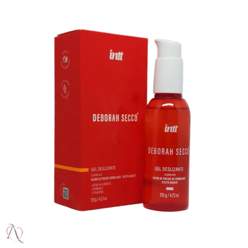 Lubrificante Deslizante sabor Frutas Vermelhas Deborah Secco Intt 120ml