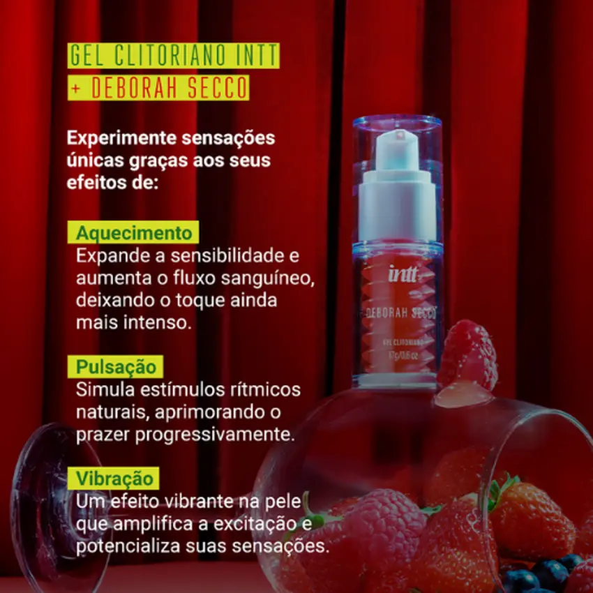 Gel Clitoriano Estimulante Deborah Secco Intt 17g