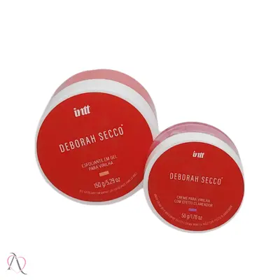 Kit Cuidado Íntimo - 1 Esfoliante Para Virilha e 1 Creme Clareador de Virilha Deborah Secco Intt