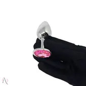 Plug Anal Pequeno Cor Rosa - imagem 1