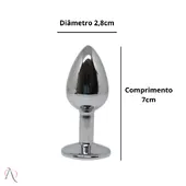 Plug Anal Pequeno Cor Rosa - imagem 8