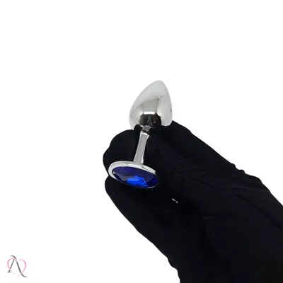 Plug Anal Pequeno Cor Azul 7x2,8cm