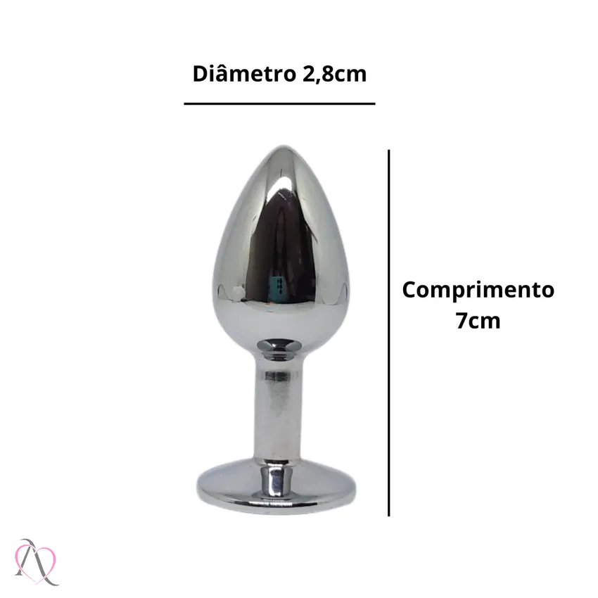 Plug Anal Tamanho Pequeno Cor Azul