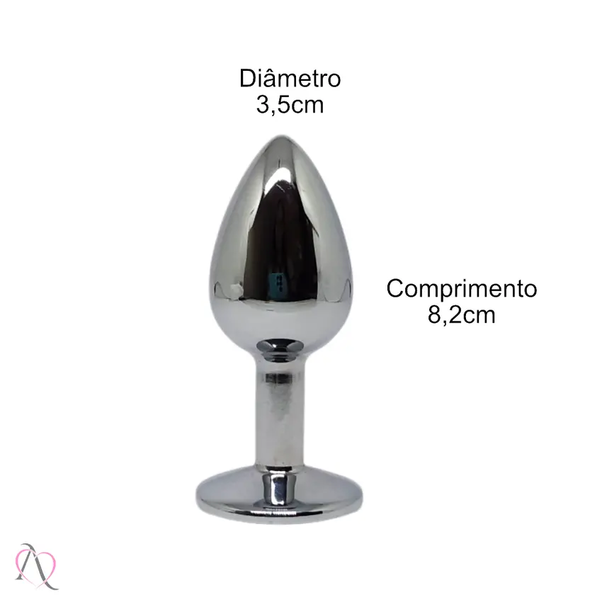 Plug anal Tamanho Médio cor Rosa