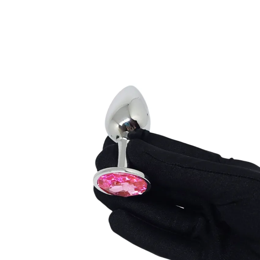Plug anal Tamanho Médio cor Rosa