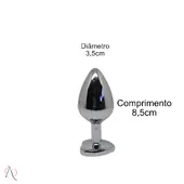 Plug Anal de Coração Tamanho Médio cor Rosa - imagem 3