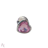 Plug Anal de Coração Tamanho Médio cor Rosa - imagem 2