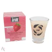 Vela Para Massagem Sensual Beijável Morango Intt 40g - imagem 1