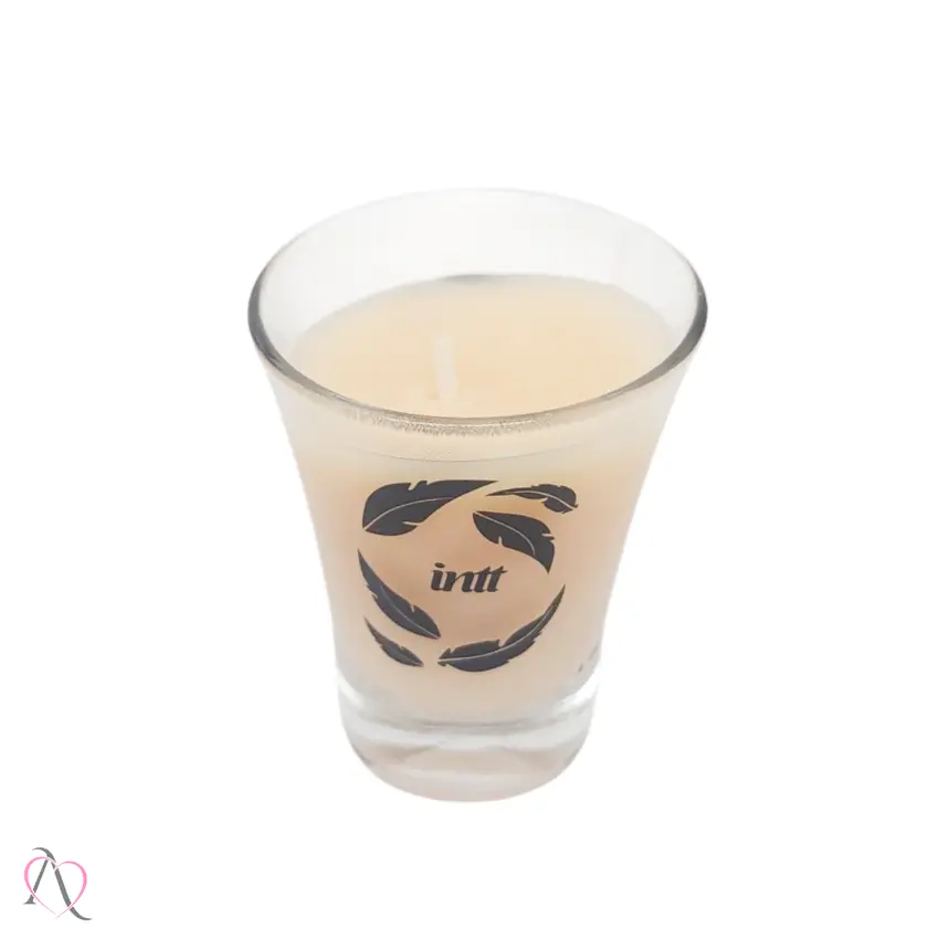 Vela Para Massagem Sensual Beijável Morango Intt 40g