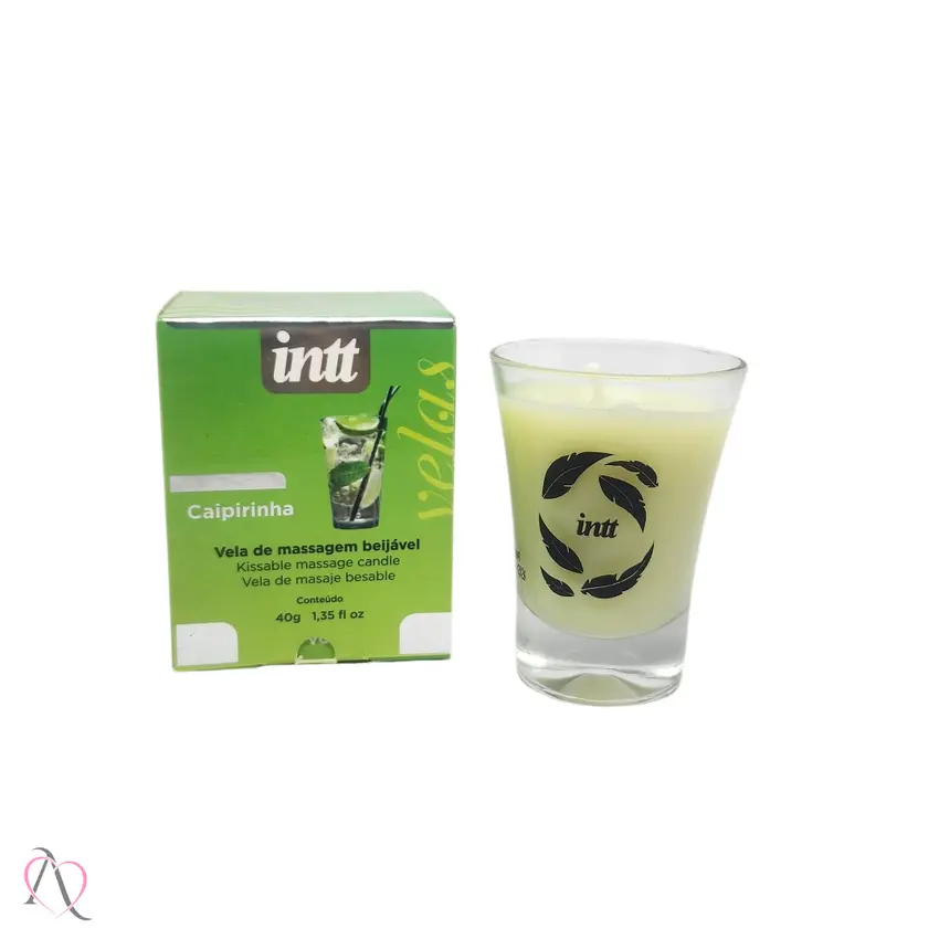 Vela Para Massagem Sensual Beijável Caipirinha Intt 40g