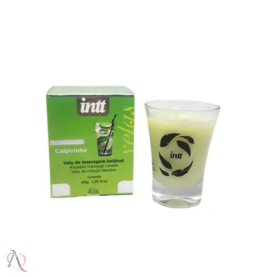 Vela Para Massagem Sensual Beijável Caipirinha Intt 40g