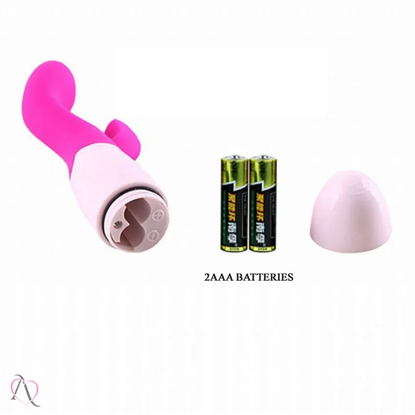Vibrador Penetrável para Pongo G e Clitóris Utiliza 2 Pilhas AAA 30 Modos de Vibração BRIGHTY