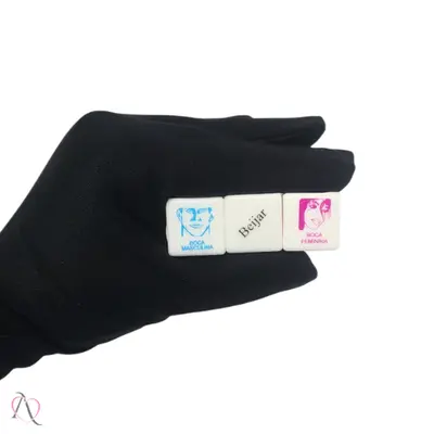 Jogo Erótico Para Casal Dados Toque do Cupido Sexy Fantasy Com 3 Dados